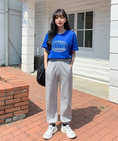 SONA（ソナ）の「SONYUNARA バンディング神ジョガーパンツ（スウェットパンツ・レディース・ブラック/グレー・150/160）」の5枚目の写真