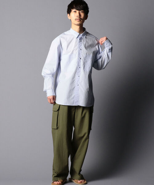 FREDY MAC（フレディーマック）の「ワイドカーゴパンツ UNISEX（その他パンツ・メンズ・キナリ/チャコールグレー/カーキ・S/M/L）」の5枚目の写真