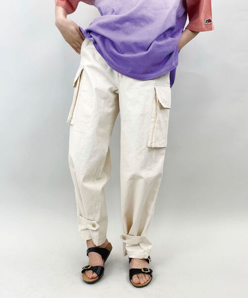 FREDY MAC（フレディーマック）の「ワイドカーゴパンツ UNISEX（その他パンツ・メンズ・キナリ/チャコールグレー/カーキ・S/M/L）」の16枚目の写真