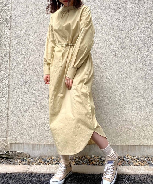 セール ワンピース シャツ 前後２way Omom Mimitoujours シャツワンピース Mimi Toujours ミミトゥジュール のファッション通販 Zozotown