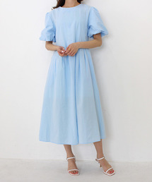 MODE ROBE | パフショルダ―ロングワンピース(ワンピース)