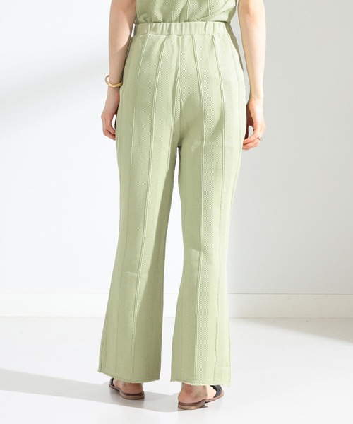 Ray BEAMS（レイビームス）の「Ray BEAMS / ヘリンボーン フレア パンツ（その他パンツ・レディース・ライトグリーン/オフホワイト/ブラック・1/0）」の15枚目の写真