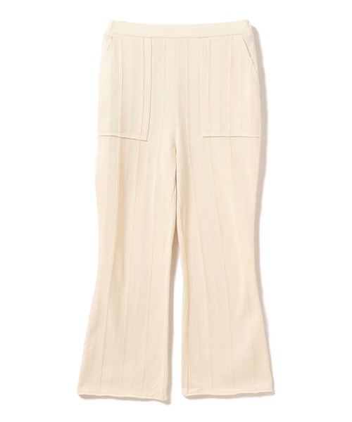 Ray BEAMS（レイビームス）の「Ray BEAMS / ヘリンボーン フレア パンツ（その他パンツ・レディース・ライトグリーン/オフホワイト/ブラック・1/0）」の14枚目の写真