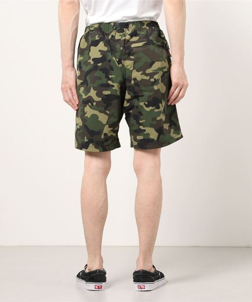 Gramicci(グラミチ)の「Gramicci/グラミチ SHELL PACKABLE SHORTS ショーツ ハーフパンツ/ショートパンツ(カーゴパンツ・メンズ・カモフラージュ/オリーブ/ブラック・S/L/M/XL)」の4枚目の写真