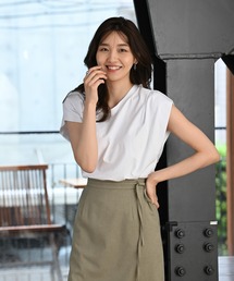 Rewde | ショルダータックプルオーバー（1R15-05183）(Tシャツ/カットソー)