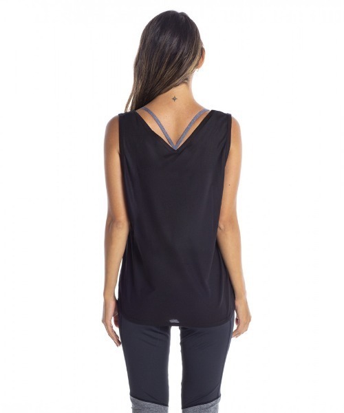 ROXY(ロキシー)の「DON'T STOP TANK/ロキシータンクトップ(タンクトップ・レディース・ホワイト/ブラック・SMALL/MEDIUM/LARGE)」の4枚目の写真