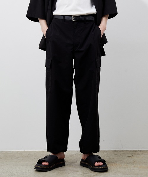 JUNRED（ジュンレッド）の「ミリタリーライトカーゴパンツ（カーゴパンツ・メンズ・オフホワイト/ブラック・S/M/L）」の6枚目の写真