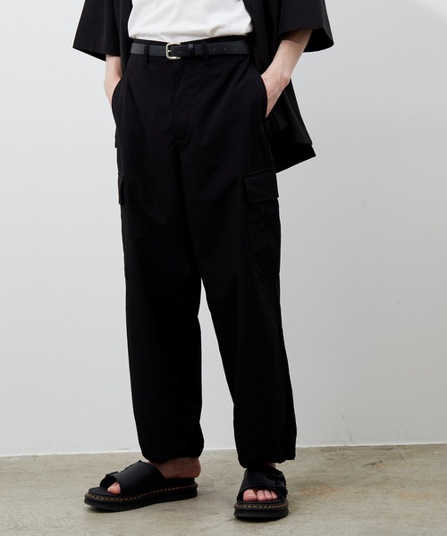 JUNRED（ジュンレッド）の「ミリタリーライトカーゴパンツ（カーゴパンツ・メンズ・オフホワイト/ブラック・S/M/L）」の7枚目の写真