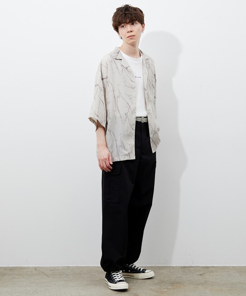 JUNRED（ジュンレッド）の「ミリタリーライトカーゴパンツ（カーゴパンツ・メンズ・オフホワイト/ブラック・S/M/L）」の12枚目の写真