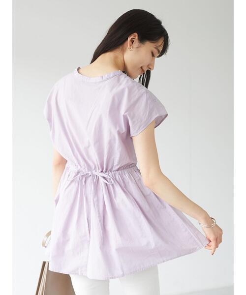 Sugar spoon（シュガースプーン）の「・SUGAR SPOON スカラップレースチュニック＊（Tシャツ/カットソー・レディース・ラベンダー/ブラック/ピンク/オフホワイト・FREE）」の13枚目の写真