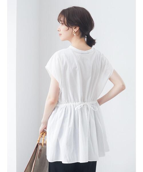 Sugar spoon（シュガースプーン）の「・SUGAR SPOON スカラップレースチュニック＊（Tシャツ/カットソー・レディース・ラベンダー/ブラック/ピンク/オフホワイト・FREE）」の19枚目の写真