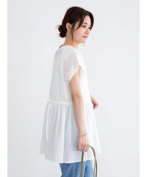 Sugar spoon（シュガースプーン）の「・SUGAR SPOON スカラップレースチュニック＊（Tシャツ/カットソー・レディース・ラベンダー/ブラック/ピンク/オフホワイト・FREE）」の21枚目の写真