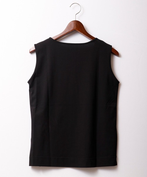 FUNALIVE（ファンアライブ）の「je crois soi 接触冷感UVカット加工 ノースリーブカットソー（Tシャツ/カットソー・レディース・オフホワイト/ブラック/ブルー/レッド/オレンジ/グレー・FREE）」の13枚目の写真