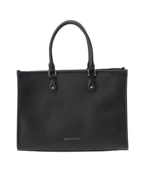 Maison de FLEUR（メゾンドフルール）の「ワイドトートバッグ（トートバッグ・レディース・ブラック/ベージュ・FREE）」の3枚目の写真