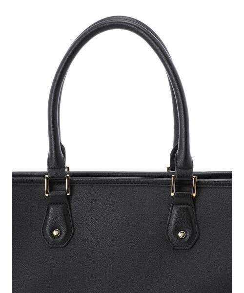 Maison de FLEUR（メゾンドフルール）の「ワイドトートバッグ（トートバッグ・レディース・ブラック/ベージュ・FREE）」の9枚目の写真