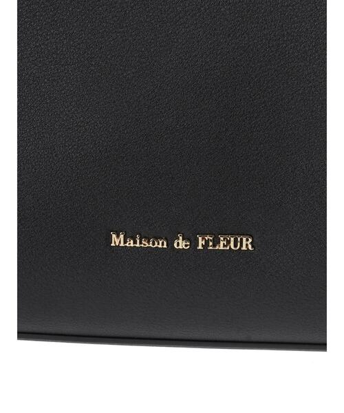 Maison de FLEUR（メゾンドフルール）の「ワイドトートバッグ（トートバッグ・レディース・ブラック/ベージュ・FREE）」の11枚目の写真