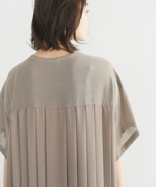 バックプリーツエアリー半袖ワンピース シャツワンピース Craft Boutique クラフトスタンダードブティック のファッション Craft Standard Standard セール