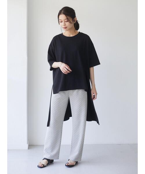 ELENCARE DUE（エレンカーレデュエ）の「・ELENCARE DUE ジャカードイージーパンツ＊（その他パンツ・レディース・ブラック/イエロー/アイボリー/ラベンダー・FREE）」の13枚目の写真