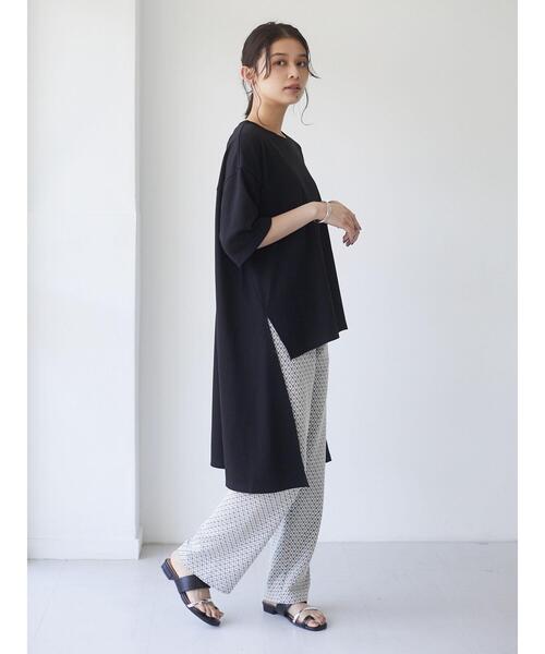 ELENCARE DUE（エレンカーレデュエ）の「・ELENCARE DUE ジャカードイージーパンツ＊（その他パンツ・レディース・ブラック/イエロー/アイボリー/ラベンダー・FREE）」の14枚目の写真