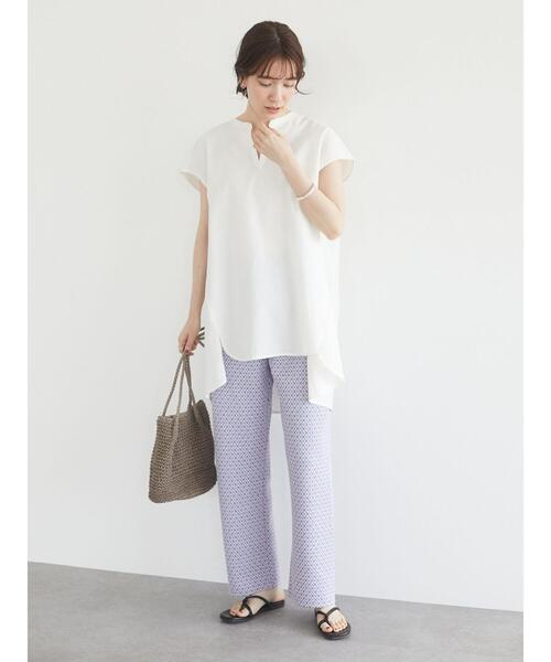 ELENCARE DUE（エレンカーレデュエ）の「・ELENCARE DUE ジャカードイージーパンツ＊（その他パンツ・レディース・ブラック/イエロー/アイボリー/ラベンダー・FREE）」の16枚目の写真