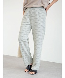 ・ELENCARE DUE ジャカードイージーパンツ*