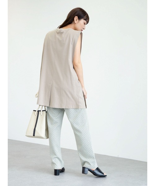 ELENCARE DUE（エレンカーレデュエ）の「・ELENCARE DUE ジャカードイージーパンツ＊（その他パンツ・レディース・ブラック/イエロー/アイボリー/ラベンダー・FREE）」の5枚目の写真