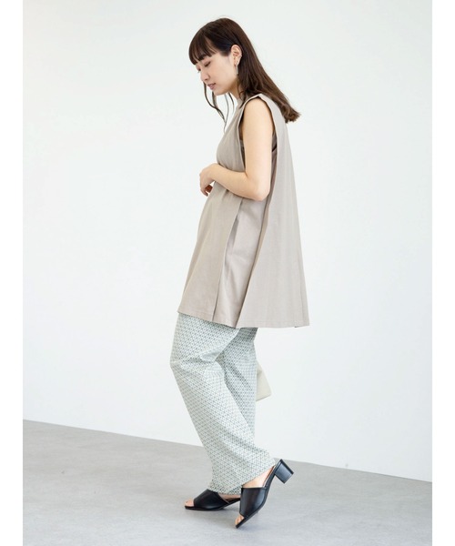 ELENCARE DUE（エレンカーレデュエ）の「・ELENCARE DUE ジャカードイージーパンツ＊（その他パンツ・レディース・ブラック/イエロー/アイボリー/ラベンダー・FREE）」の7枚目の写真