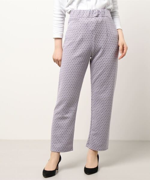 ELENCARE DUE（エレンカーレデュエ）の「・ELENCARE DUE ジャカードイージーパンツ＊（その他パンツ・レディース・ブラック/イエロー/アイボリー/ラベンダー・FREE）」の19枚目の写真