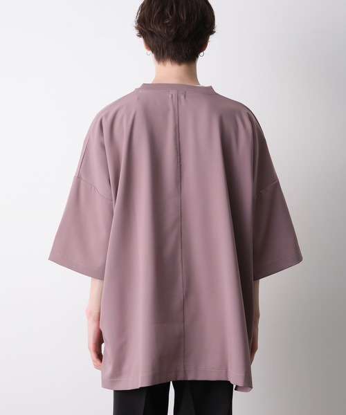 JUNRED（ジュンレッド）の「ドレープオーバーカットプルオーバー（Tシャツ/カットソー・メンズ・グレー/パープル・M/L）」の10枚目の写真