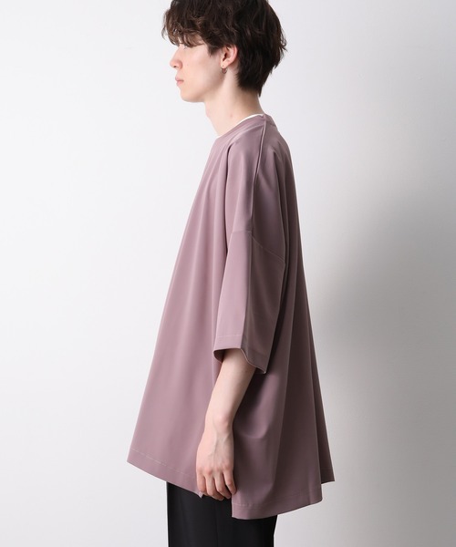 JUNRED（ジュンレッド）の「ドレープオーバーカットプルオーバー（Tシャツ/カットソー・メンズ・グレー/パープル・M/L）」の14枚目の写真