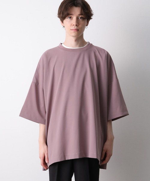 JUNRED（ジュンレッド）の「ドレープオーバーカットプルオーバー（Tシャツ/カットソー・メンズ・グレー/パープル・M/L）」の17枚目の写真