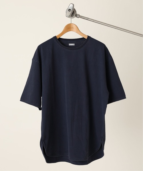 JOURNAL STANDARD relume（ジャーナルスタンダード　レリューム）の「レイヤードスリットTシャツ[無地T/オーバーサイズ][ユニセックス対応]（Tシャツ/カットソー・メンズ・ホワイト/ベージュ/グレー/オフホワイト/ダークネイビー/ネイビー系・S/M/L）」の5枚目の写真