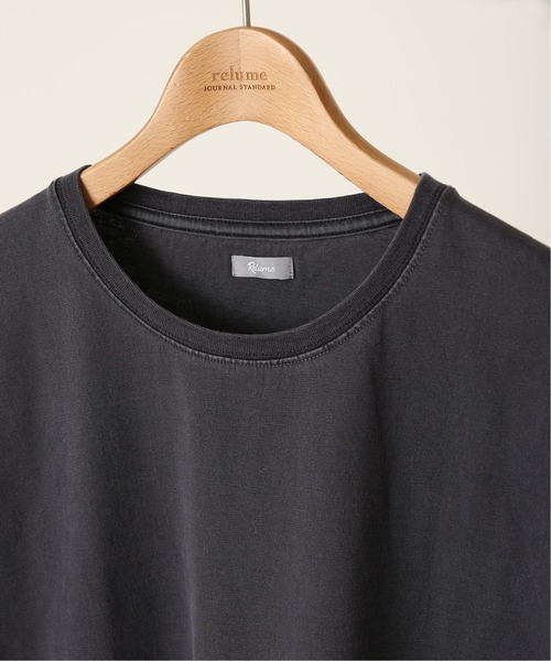 JOURNAL STANDARD relume（ジャーナルスタンダード　レリューム）の「レイヤードスリットTシャツ[無地T/オーバーサイズ][ユニセックス対応]（Tシャツ/カットソー・メンズ・ホワイト/ベージュ/グレー/オフホワイト/ダークネイビー/ネイビー系・S/M/L）」の19枚目の写真