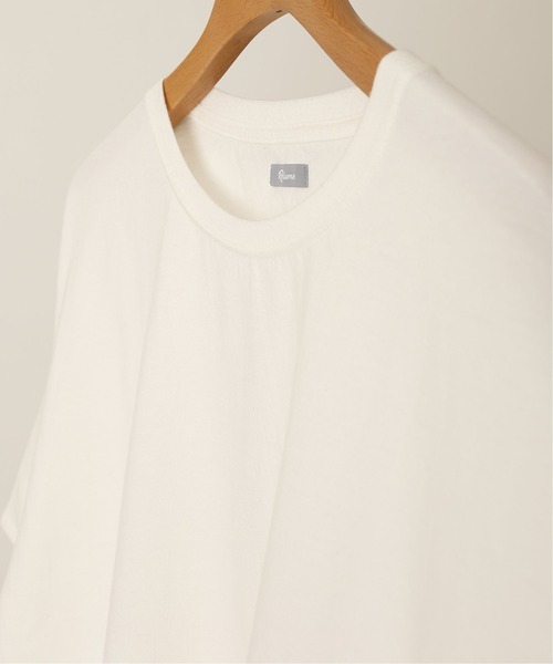 JOURNAL STANDARD relume（ジャーナルスタンダード　レリューム）の「レイヤードスリットTシャツ[無地T/オーバーサイズ][ユニセックス対応]（Tシャツ/カットソー・メンズ・ホワイト/ベージュ/グレー/オフホワイト/ダークネイビー/ネイビー系・S/M/L）」の21枚目の写真