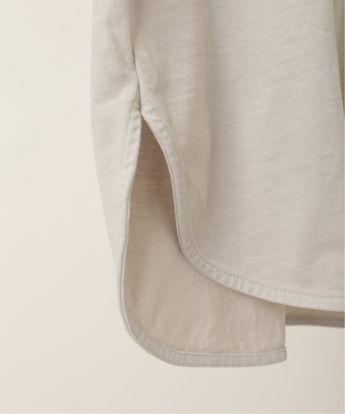 JOURNAL STANDARD relume（ジャーナルスタンダード　レリューム）の「レイヤードスリットTシャツ[無地T/オーバーサイズ][ユニセックス対応]（Tシャツ/カットソー・メンズ・ホワイト/ベージュ/グレー/オフホワイト/ダークネイビー/ネイビー系・S/M/L）」の22枚目の写真
