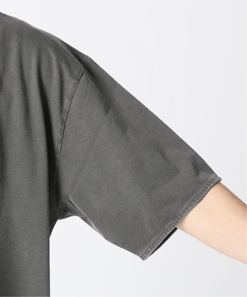 JOURNAL STANDARD relume（ジャーナルスタンダード　レリューム）の「レイヤードスリットTシャツ[無地T/オーバーサイズ][ユニセックス対応]（Tシャツ/カットソー・メンズ・ホワイト/ベージュ/グレー/オフホワイト/ダークネイビー/ネイビー系・S/M/L）」の7枚目の写真