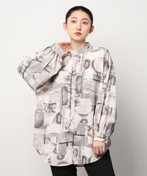 Per sist ence | Per sist ence/パーシエンス　ノーカラーオーバーサイズシャツ(シャツ/ブラウス)