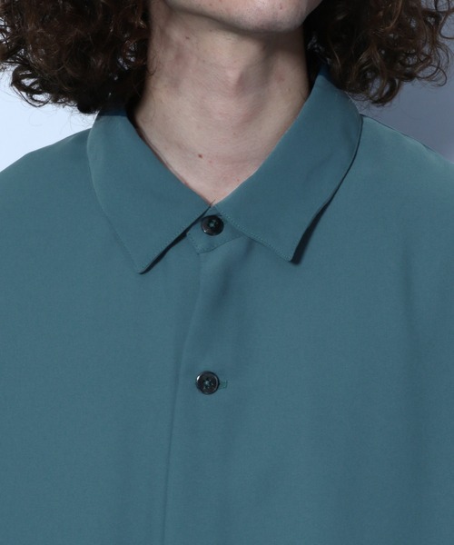 HARE（ハレ）の「ドルマンBIGシャツLS(HARE)（シャツ/ブラウス・メンズ・ライトグレー/ブラック/ブラウン/グリーン・FREE）」の13枚目の写真