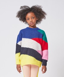 BOBO CHOSES | Multi color block knitted jumper(ニット/セーター)