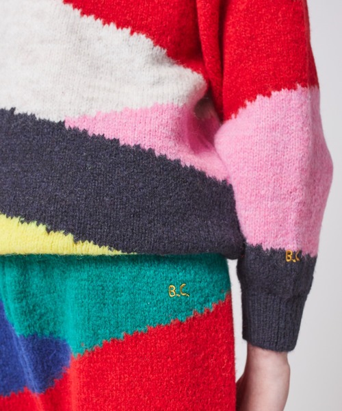 BOBO CHOSES（ボボショーズ）の「Multi color block knitted jumper（ニット/セーター・キッズ・マルチ・4-5YEAR/6-7YEAR/2-3YEAR/8YEAR）」の11枚目の写真