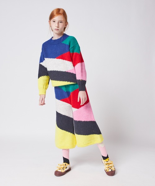 BOBO CHOSES（ボボショーズ）の「Multi color block knitted jumper（ニット/セーター・キッズ・マルチ・4-5YEAR/6-7YEAR/2-3YEAR/8YEAR）」の9枚目の写真