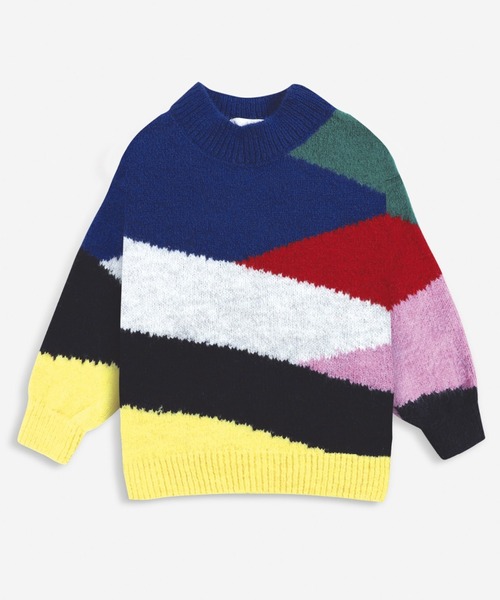 BOBO CHOSES（ボボショーズ）の「Multi color block knitted jumper（ニット/セーター・キッズ・マルチ・4-5YEAR/6-7YEAR/2-3YEAR/8YEAR）」の17枚目の写真