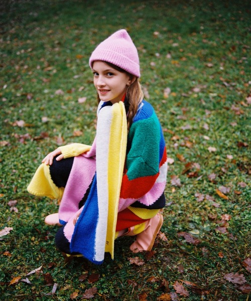 BOBO CHOSES（ボボショーズ）の「Multi color block knitted jumper（ニット/セーター・キッズ・マルチ・4-5YEAR/6-7YEAR/2-3YEAR/8YEAR）」の13枚目の写真