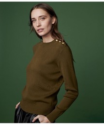 PETIT BATEAU（プチバトー）の「肩ボタンニットプルオーバー
