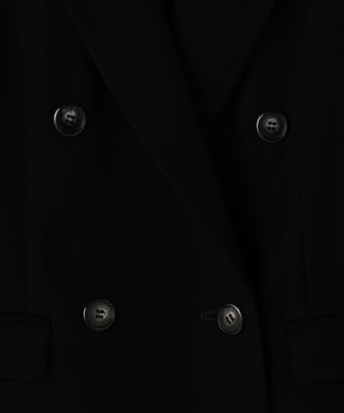 NOLLEY’S(ノーリーズ)の「バックサテンツイルウォッシャブルダブルジャケット(テーラードジャケット・レディース・ブラック/キャメル・36/38)」の17枚目の写真