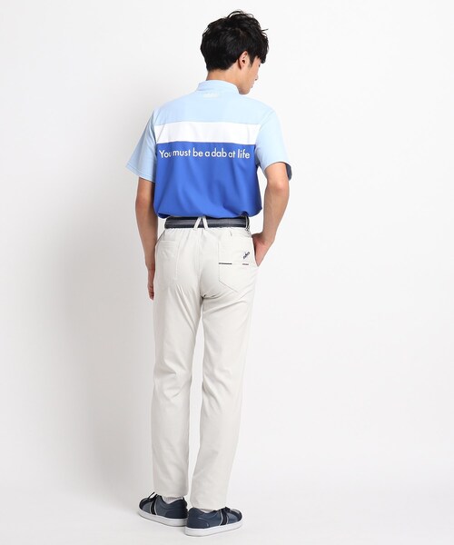 adabat(アダバット)の「◆メッセージロゴ ハーフジッププルオーバー(Tシャツ/カットソー・メンズ・ブルー・46/48/50)」の14枚目の写真