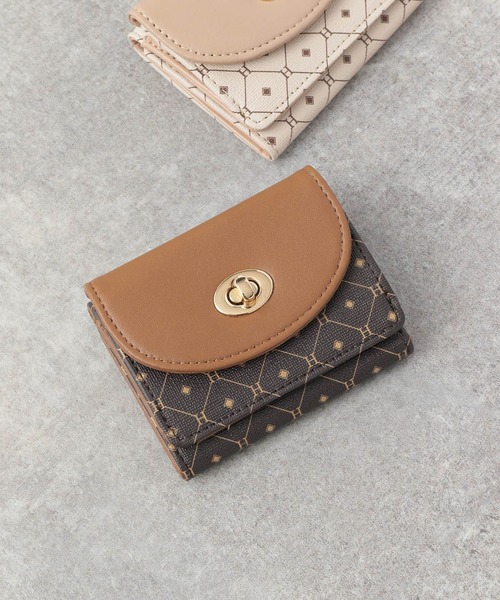 Heather（ヘザー）の「アソートミニウォレット  235888（財布・レディース・ブラウン系/ベージュ系その他/ベージュ系/ブラウン系その他・ONE SIZE）」の2枚目の写真