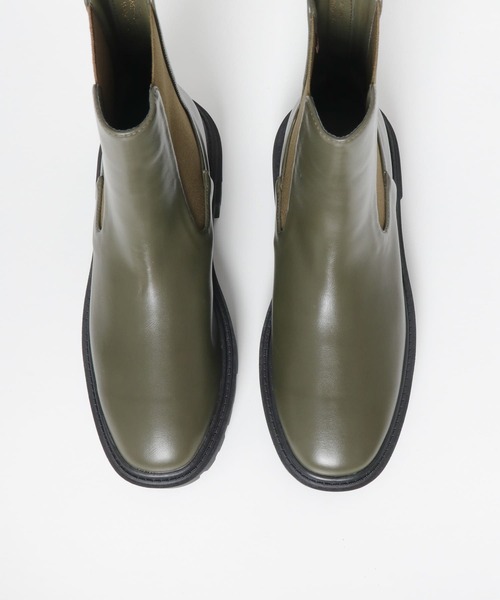 SENSE OF PLACE by URBAN RESEARCH（センスオブプレイスバイアーバンリサーチ）の「トラックソールサイドゴアブーツ（ブーツ・レディース・カーキ/ブラック/アイボリー・SMALL/LARGE/MEDIUM）」の5枚目の写真