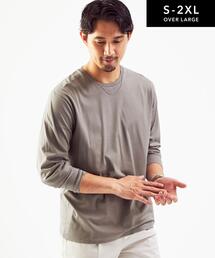 green label relaxing | ＜green label relaxing＞オーガニッククリア クルーネック 長袖 カットソー(Tシャツ/カットソー)