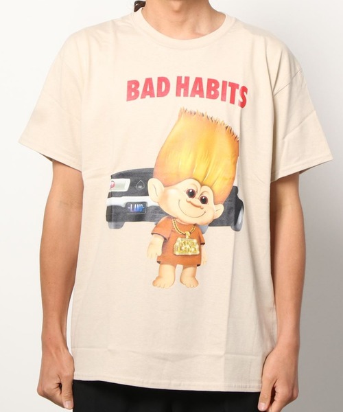 セール】TROLLSxLAND BAD HABITS TEE（Tシャツ/カットソー